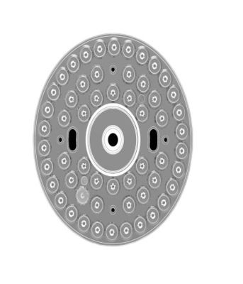 SMD 2835 module de 3030 circulaires LED, couverture de lentille de plafonnier de 170 degrés