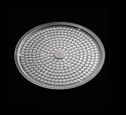 Lentille optique PC transparente ronde de haute efficacité de 200 W pour la lumière UFO Highbay