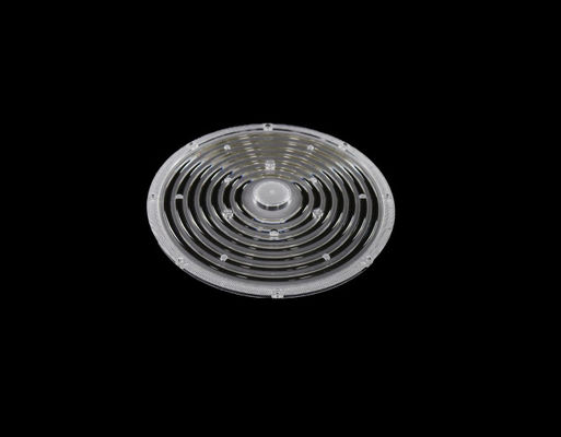 Φ265mm UFO haute baie LED Lentille optique 120 degrés pour l'éclairage des zones industrielles de haute puissance