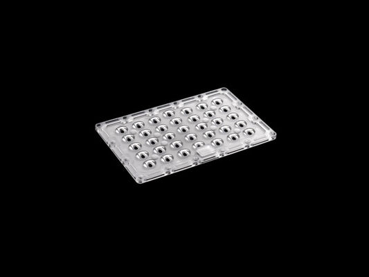 Lentilles de lumière de rue à LED de qualité optique PC pour lampes d'inondation avec évier thermique ou module d'étanchéité SMD LED accessoire