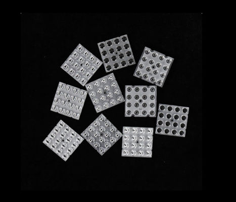 Lentille LED compacte de 50x50 mm conçue pour un éclairage extérieur de contrôle de la lumière précis
