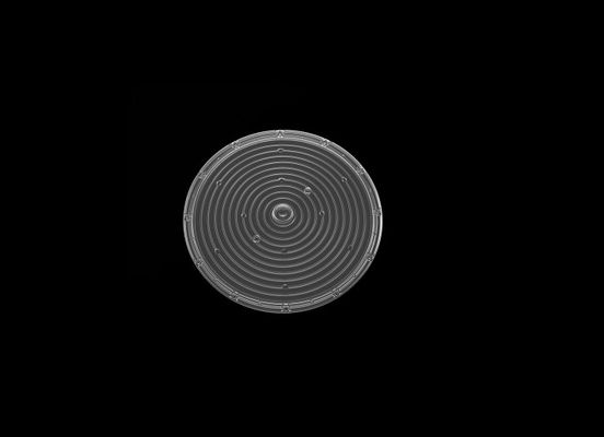 Ø293mm SMD 2835&3030 Lentille LED Matériau PC Lentille en forme ronde haute baie pour l'éclairage industriel